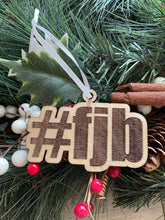 Load image into Gallery viewer, FJB, #fjb, Joe Biden, Christmas Ornament, Lets Go Brandon, Patriotic Ornament, Christmas Ornaments
