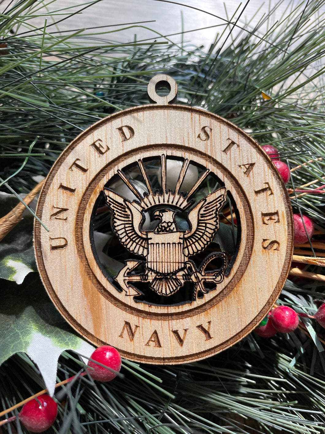 United States Navy Christmas Ornament, Navy, Patriotic Ornament, Christmas Ornaments, 2022 Ornament, 2022 Keepsake