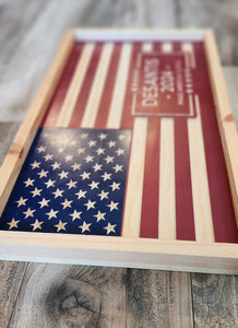 DeSantis 2024 Make America Florida Wood Flag, DeSantis, Florida, Wood Flag, American Flag, Wood Decor, Patriotic Decor, American, Wood Art